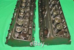 59 Corvette Impala 283 2x4 3755550 X Sbc Heads Rare Fuelie New Valves Fresh