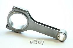 5.7'' H-Beam Connecting Rods 4340 steel For Small Block Chevy SBC 350, 7/16