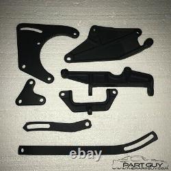 64-68 CHEVY Small-Block A/C Compressor Mount Bracket Set 7pc AC Air Conditioning