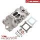 82001 Intake Manifold Small Block Dual Plane For Chevrolet 262 267 283 302 305