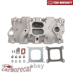 82001 Intake Manifold Small Block Dual Plane For Chevrolet 262 267 283 302 305