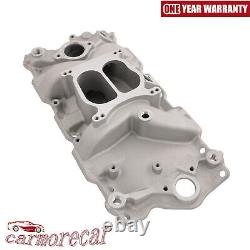 82001 Intake Manifold Small Block Dual Plane For Chevrolet 262 267 283 302 305