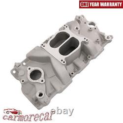 82001 Intake Manifold Small Block Dual Plane For Chevrolet 262 267 283 302 305