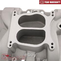 82001 Intake Manifold Small Block Dual Plane For Chevrolet 262 267 283 302 305