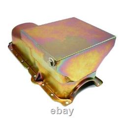 86-02 SBC Chevy Zinc Drag Race Style Oil Pan 7qt 305 350 5.0 5.7 Small Block