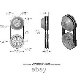 AFCO Small Block Chevy Short Race Water Pump & Pulley Combo