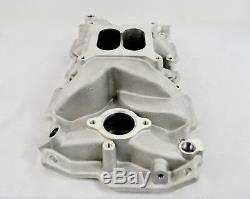 ALUMINUM BARE CYLINDER HEADS CHEVY SBC 350 200cc 64cc WITH HIGH RISE MANIFOLD