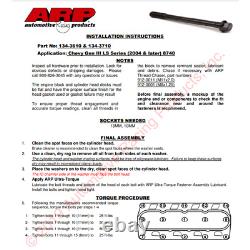 ARP Hex Head Bolt Kit For 04+ Chevy LS Gen 3 LS Series Small Block #134-3610