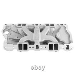 A-Premium 1x Aluminum Dual Plane Intake Manifold for Chevy 1955-1986 Small Block