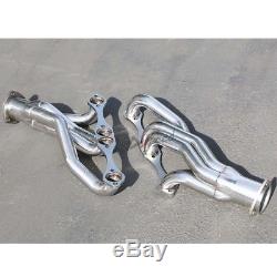 A/f/g Body Stainless Steel Clipster Header Exhaust For 64-88 Small Block V8