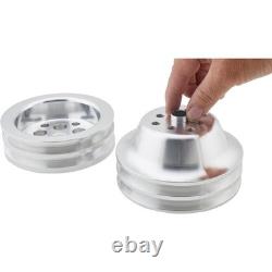 Afco Short Race Water Pump & Pulley Combo, fits Small Block Chevy