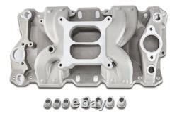 Air-Gap Intake Manifold 7501 For Chevy 1955-1986 Small Block RPM Range 1500-6500