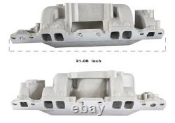 Air-Gap Intake Manifold 7501 For Chevy 1955-1986 Small Block RPM Range 1500-6500