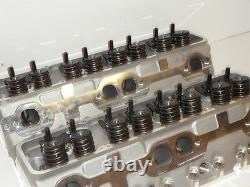 Aluminium Cylinder Heads Sbc Chev 180cc Runner Complete + Studs & Guide Plates