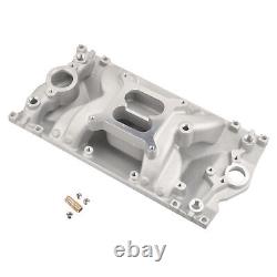 Aluminum Air Gap Intake Manifold For SBC Small Block Chevy Vortec 350 1996-up