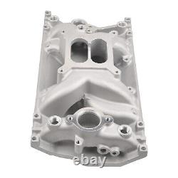 Aluminum Air Gap Intake Manifold For SBC Small Block Chevy Vortec 350 1996-up