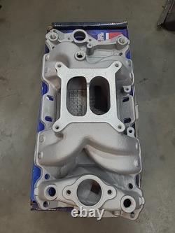 Aluminum Air Gap Intake Manifold SBC Small Block Chevy V8 350 327 PC22026