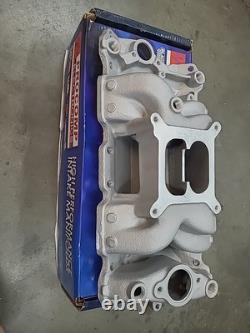 Aluminum Air Gap Intake Manifold SBC Small Block Chevy V8 350 327 PC22026