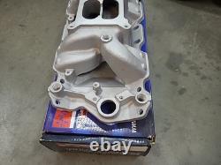 Aluminum Air Gap Intake Manifold SBC Small Block Chevy V8 350 327 PC22026