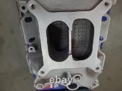 Aluminum Air Gap Intake Manifold SBC Small Block Chevy V8 350 327 PC22026