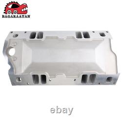 Aluminum Air Gap Intake Manifolds SBC Small Block Chevy For Vortec 305 350 96-02
