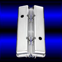 Aluminum BM Valve Covers For Small Block Chevy 327 350 383 400 Factory Height