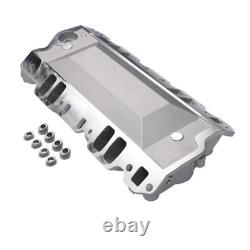 Aluminum Dual Plane Air Gap Intake Manifold 22026 For SBC Chevy 350 Small Block