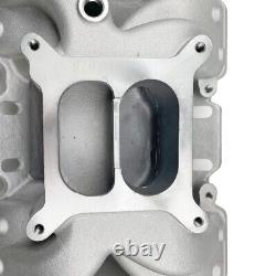 Aluminum Dual Plane Intake Manifold For Small Block Chevy V8 350 400 265 305 327