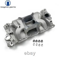 Aluminum Dual Plane Intake Manifold for Chevy 350 1955-1995 Small Block