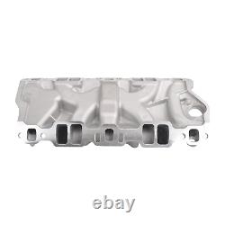 Aluminum Dual Plane Intake Manifold for Chevy 350 1955-1995 Small Block
