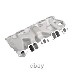 Aluminum Dual Plane Intake Manifold for Chevy 350 1955-1995 Small Block