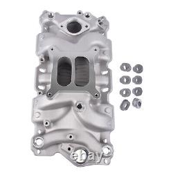 Aluminum Dual Plane Intake Manifold for Chevy 5.7L/350 1955-1995 Small Block