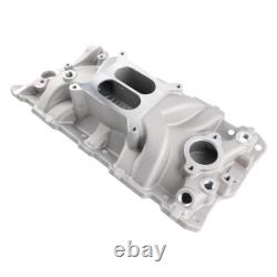 Aluminum Dual Plane Intake Manifold for Small Block Chevy 305 327 383 V8 1955-86