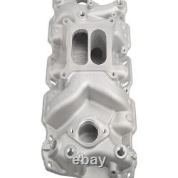 Aluminum Intake Manifold Dual Plane for Chevy 350 1955-1995 Small Block