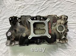 Aluminum Intake SBC Edelbrock 2701 Performer EPS Small Block Chevy Chevrolet