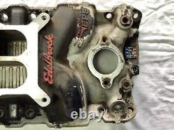 Aluminum Intake SBC Edelbrock 2701 Performer EPS Small Block Chevy Chevrolet