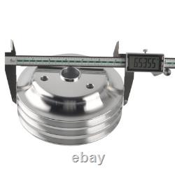 Aluminum Long Water Pump & 1 / 3 Groove Pulley For Small Block Chevy SBC 327 350