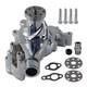 Aluminum Long Water Pump For Chevy Small Block 283 305 327 350 400 Chrome Silver