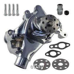 Aluminum Long Water Pump For Chevy Small Block 283 305 327 350 400 Chrome Silver Aluminum Long Water Pump For Chevy Small Block 283 305 327 350 400 Chrome Silver