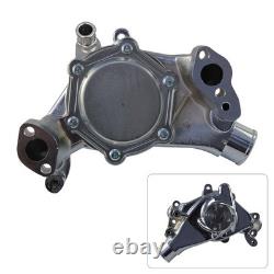 Aluminum Long Water Pump For Chevy Small Block 283 305 327 350 400 Chrome Silver