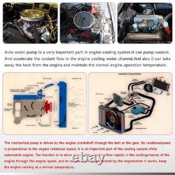 Aluminum Long Water Pump For Chevy Small Block 283 305 327 350 400 Chrome Silver