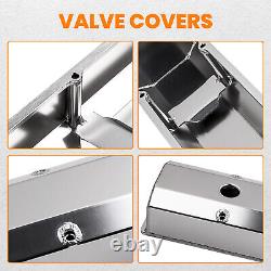 Aluminum Rocker Valve Cover Parts Small Block for Chevy SBC 283 305 327 350 400