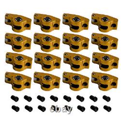 Aluminum Roller Rocker Arms Set 1.5 Ratio 3/8 For SBC Small Block Chevy 327 350