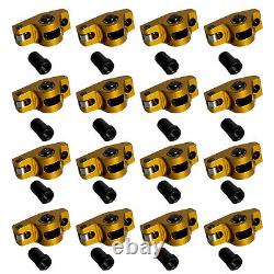 Aluminum Roller Rocker Arms Set 1.5 Ratio 3/8 For SBC Small Block Chevy 327 350