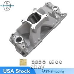 Aluminum Single Plane Intake Manifold for 1957-95 Small Block Chevy SBC 350 400