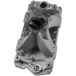 Aluminum Single Plane Intake Manifold for 1957-95 Small Block Chevy SBC 350 400