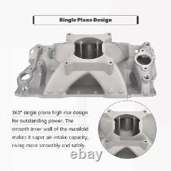 Aluminum Single Plane Intake Manifold for 1957-95 Small Block Chevy SBC 350 400