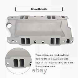 Aluminum Single Plane Intake Manifold for 1957-95 Small Block Chevy SBC 350 400