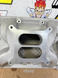 Aluminum Small Block Chevy Sbc Intake Manifold Vortec Dual Plane 350 383 327