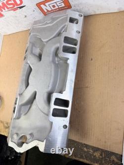 Aluminum Small Block Chevy Sbc Intake Manifold Vortec Dual Plane 350 383 327